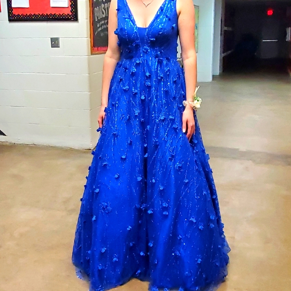 CINDERELLA DIVINE Royal Blue Dress Size: 10